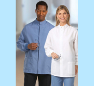 unisex protective short lab coats